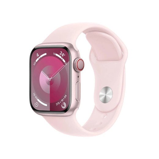 Apple Watch Series 9 GPS + Cellulaire - Boîtier en aluminium Rose 45 mm -  sport
