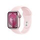 Apple Watch Series 9 GPS + Cellulaire - Boîtier en aluminium Rose 45 mm -  sport