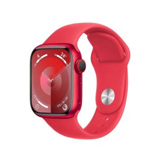 Apple Watch Series 9 GPS Boîtier en aluminium Rouge 41 mm Bracelet sport