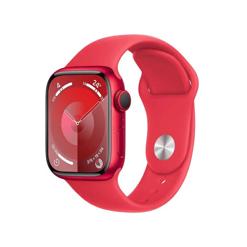 Apple Watch Series 9 GPS Boîtier en aluminium Rouge 41 mm Bracelet sport