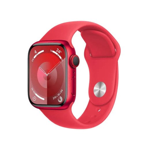 Apple Watch Series 9 GPS Boîtier en aluminium Rouge 41 mm Bracelet sport