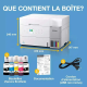 Epson ET-3956 solution d’impression A4 blanche ecotank équipée d’une connexion Wi-Fi.