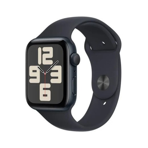 Apple Watch SE (2ème génération) GPS - Aluminium 44mm - Sport - couleur Minuit
