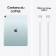 Apple iPad Air Wi-Fi 11" Ecran Liquid Retina - Puce M4 - CPU 8 cœurs/ GPU 9 cœurs - 12 Go RAM - 128 Go Stockage - Bleu