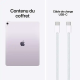 Apple iPad Air Wi-Fi 11" Ecran Liquid Retina - Puce M4 - CPU 8 cœurs/ GPU 9 cœurs - 12 Go RAM - 128 Go Stockage - Mauve