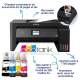 Epson ET-15000 imprimante multifonction A3+ wi-fi ecotank équipée de réservoirs d’encre.