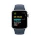 Apple Watch SE (2ème gén) GPS - Aluminium - 44mm - Argent - Sport - Bleu Orage