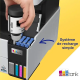 Epson ET-5170 imprimante multifonction A4 EcoTank avec Wi-Fi, réservoirs d’encre et fax.