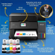 Epson ET-4955 solution d’impression A4 Wi-Fi Ecotank équipée de réservoirs d’encre rapide.