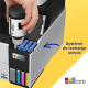Epson ET-5150 imprimante multifonction A4 Ecotank avec réservoir d’encre et Wi-Fi.