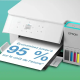 Epson ET-2959 solution d’impression A4 blanche Ecotank équipée d’une connexion Wi-Fi authentique.