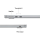 Apple MacBook Air - 13,6 pouces - Puce M5 - CPU 10 cœurs/ GPU 8 cœurs - 16 Go RAM - 512 Go SSD - Argent
