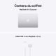 Apple MacBook Air - 13,6 pouces - Puce M5 - CPU 10 cœurs/ GPU 8 cœurs - 16 Go RAM - 512 Go SSD - Argent