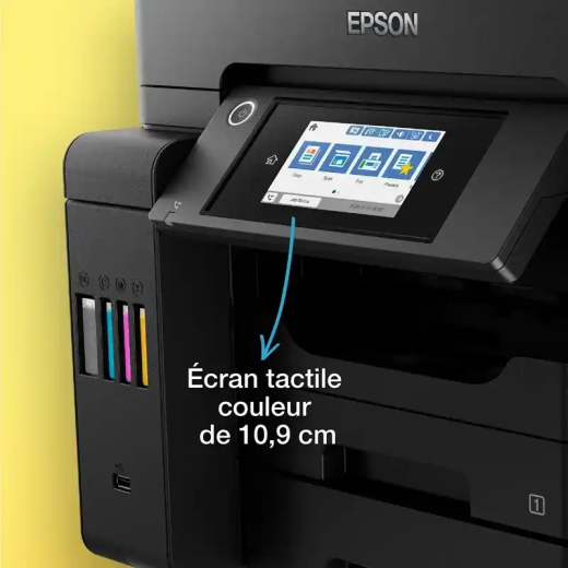 Epson ET-5800 imprimante multifonction A4 Ecotank avec Wi-Fi, réservoirs d’encre authentique.