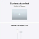 Apple MacBook Air - 15,3 pouces - Puce M5 - CPU 10 cœurs/ GPU 10 cœurs - 16 Go RAM - 512 Go SSD - Bleu Ciel