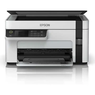 Epson ET-M2120 imprimante multifonction monochrome A4 Ecotank avec réservoir d’encre.