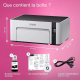 Epson ET-M1120 imprimante monochrome A4 EcoTank avec réservoir d’encre et Wi-Fi.