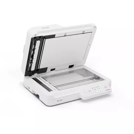 Epson DS-1760WN Scanner à plat compact avec connexion réseau et Wi-Fi intégrés.