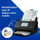 Epson WorkForce  ES-580W Scanner à défilement recto verso A4 authentique et fiable.