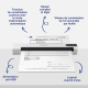 Epson WorkForce DS-70  scanner de documents portable et ultra-compact.
