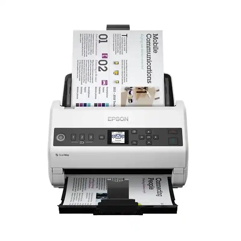 Epson WorkForce DS-730N scanner de documents de bureau réseau autonome.