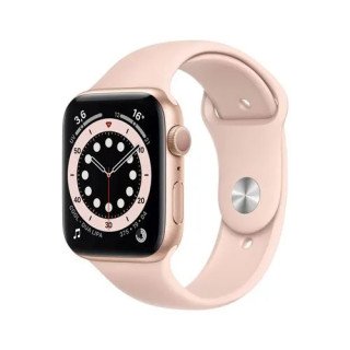 Apple Watch Série 6 GPS - Boîtier en Aluminium - couleur Or - 44 mm - Bracelet Sport