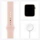 Apple Watch Série 6 GPS - Boîtier en Aluminium - couleur Or - 44 mm - Bracelet Sport