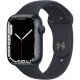 Apple Watch Series 7 GPS - Boîtier en aluminium  minuit 45 mm - Bracelet sport