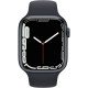 Apple Watch Series 7 GPS - Boîtier en aluminium  minuit 45 mm - Bracelet sport