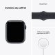 Apple Watch Series 7 GPS - Boîtier en aluminium  minuit 45 mm - Bracelet sport