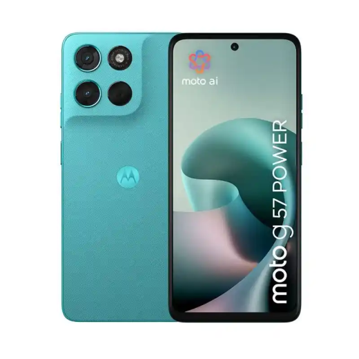 Moto g57 Power - 6,72" FHD+ - Qualcomm Snapdragon - 8 Go LPDDR4X - 256 Go Stockage - Double SIM - PANTONE Fluidity
