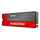 Sandisk NAS 800 NVMe Disque interne 960 Go SSD M.2 2280 - 14,900MB/s Vitesses de lecture séquentielle