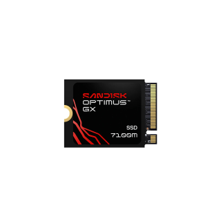 Sandisk Optimus GX 7100M NVMe™ - 1 To SSD, M.2 2230 - 7,250MB/s Vitesses de lecture séquentielle