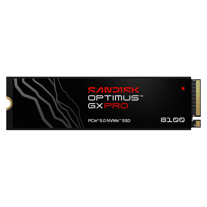 Sandisk Optimus GX PRO 8100 NVMe™ - 1 To, M.2 2280 SSD - sans dissipateur thermique