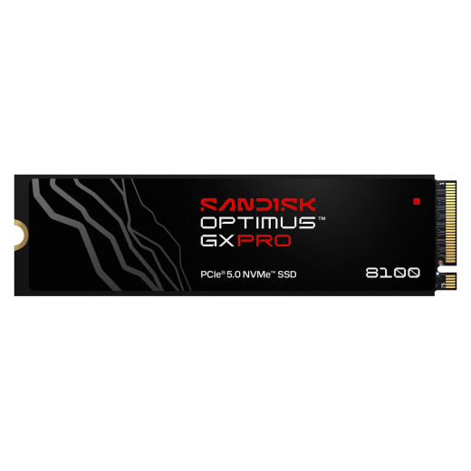 Sandisk Optimus GX PRO 8100 NVMe™ - 1 To, M.2 2280 SSD - sans dissipateur thermique