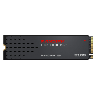 Sandisk Disque SSD Optimus 5100 NVMe™ - 500 Go, M.2 2280 - 6,600MB/s Vitesses de lecture séquentielle