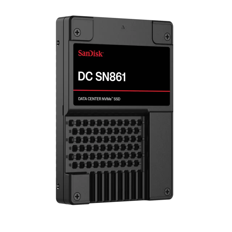 SanDisk DC SN861 NVMe SSD - 1,6 To - Sécurité : TCG Opal - Format : U.2 - composant pour	Serveur/Station de travail