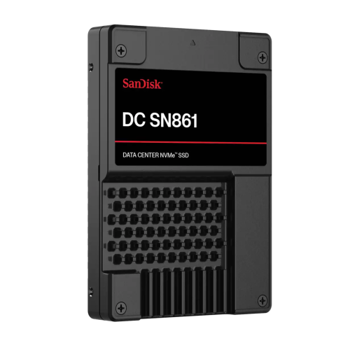 SanDisk DC SN861 NVMe SSD - 1,6 To - Sécurité : TCG Opal - Format : U.2 - composant pour	Serveur/Station de travail