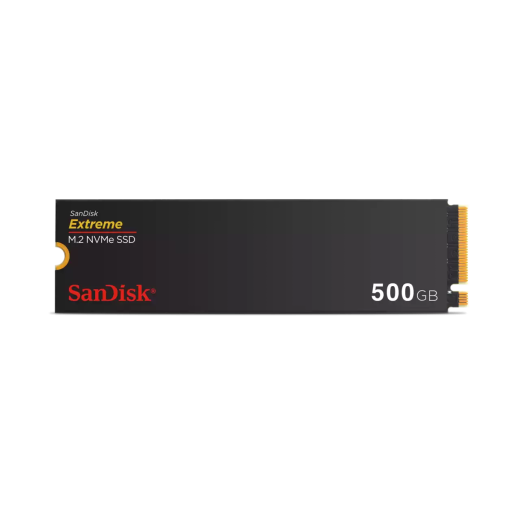SanDisk Disque interne SSD Extreme M.2 NVMe PCIe Gen 4.0 - 500 Go, M.2 2280 - 5000MB/s Vitesses de lecture séquentielle
