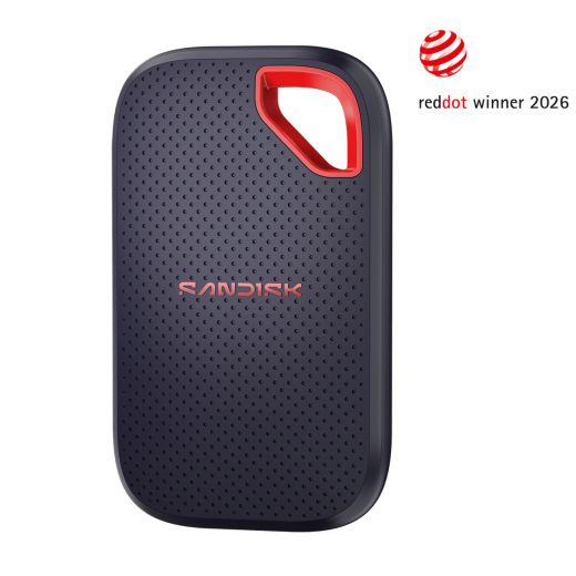 Sandisk Disque SSD portable Extreme - 1 To - Jusqu'à 2000 Mo/s Vitesses de lecture séquentielle