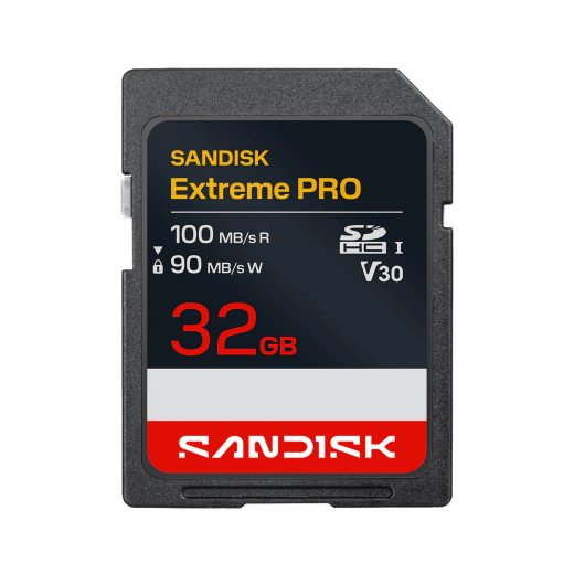 SanDisk Carte SD UHS-I Extreme PRO - 32 Go - Jusqu'à 100 Mo/s Vitesses de lecture séquentielle