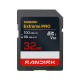 SanDisk Carte SD UHS-I Extreme PRO - 32 Go - Jusqu'à 100 Mo/s Vitesses de lecture séquentielle
