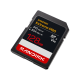 SanDisk Carte SD UHS-II Extreme PRO (V90) - 128 Go - Jusqu'à 310 Mo/s Vitesses de lecture séquentielle