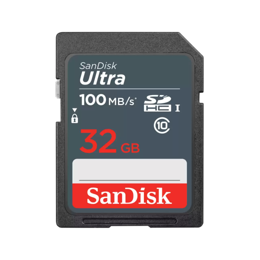 SanDisk Carte Ultra® SDHC™ et carte SDXC™ - 32 Go - Jusqu'à 100 Mo/s Vitesses de lecture séquentielle