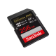 SanDisk Carte Extreme PRO SDXC™ UHS-II - 256 Go - Jusqu'à 280 Mo/s Vitesses de lecture séquentielle