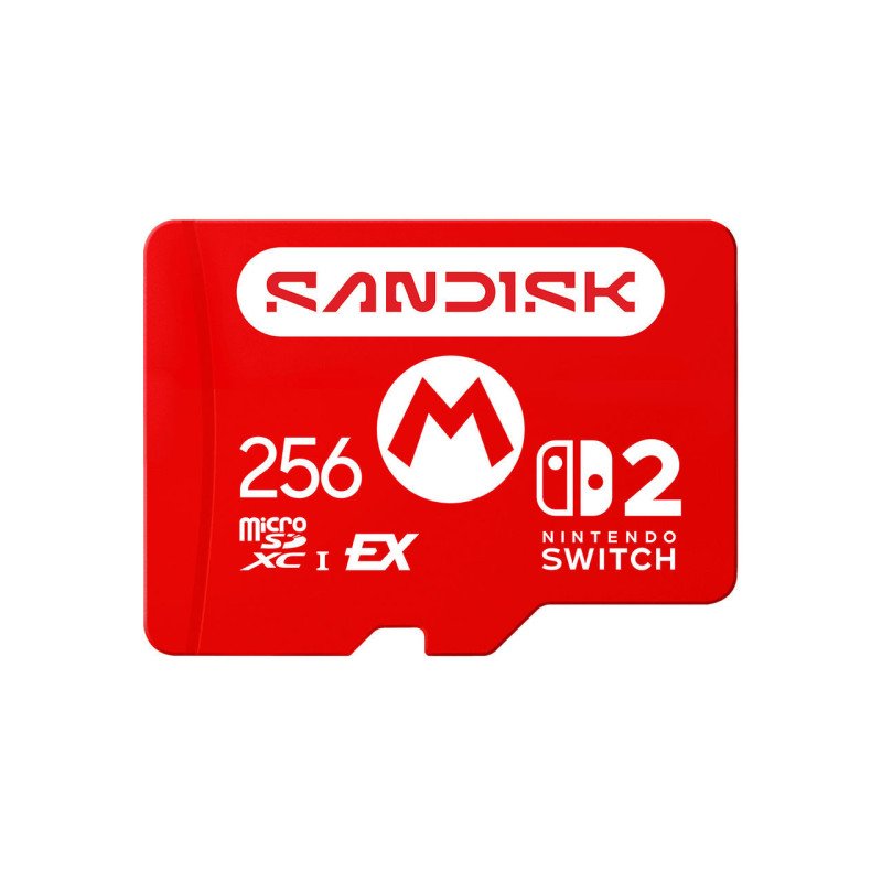 SanDisk Carte microSD™ Express pour Nintendo Switch™ 2 - 256 Go - Jusqu'à 880 Mo/s Vitesses de lecture séquentielle