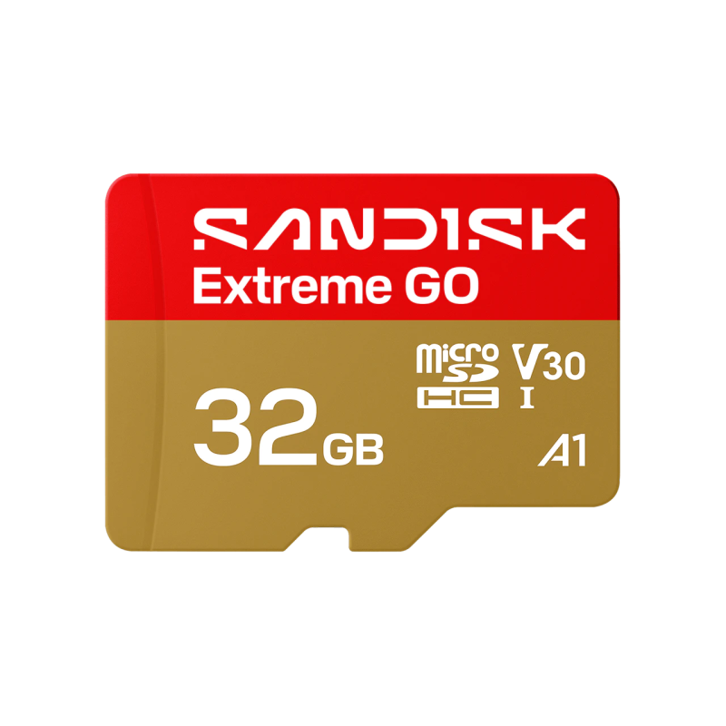 SanDisk Carte microSD™ UHS-I Extreme GO - 32 Go - Jusqu'à 100 Mo/s Vitesses de lecture séquentielle