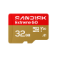 SanDisk Carte microSD™ UHS-I Extreme GO - 32 Go - Jusqu'à 100 Mo/s Vitesses de lecture séquentielle