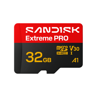 SanDisk Carte microSD™ UHS-I Extreme PRO - 32 Go - Jusqu'à 100 Mo/s Vitesses de lecture séquentielle