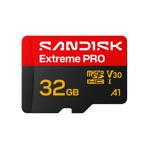 SanDisk Carte microSD™ UHS-I Extreme PRO - 32 Go - Jusqu'à 100 Mo/s Vitesses de lecture séquentielle